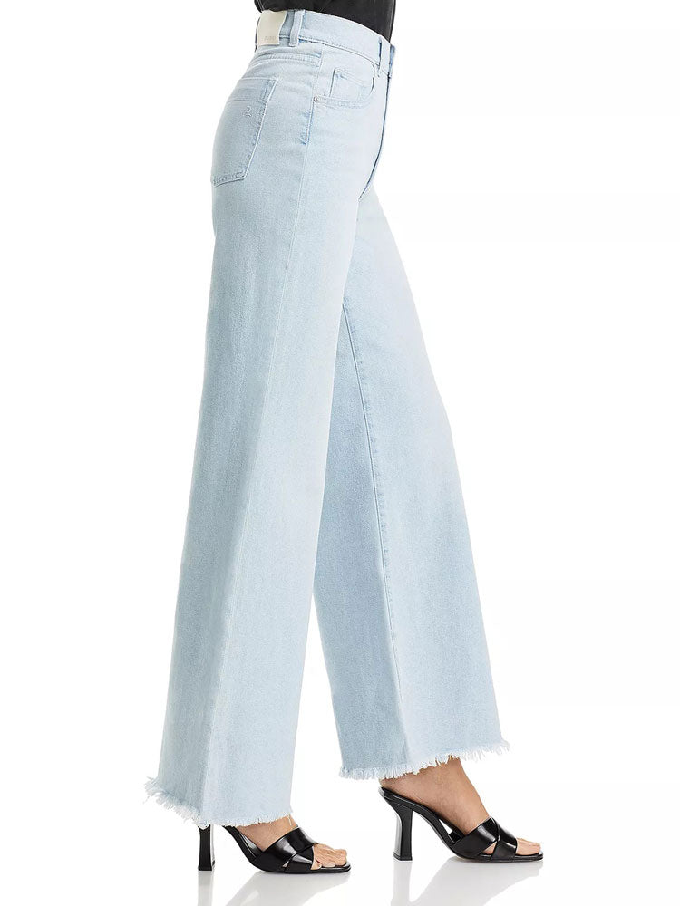 DL1961 Hepburn Wide Leg Jeans Poolside