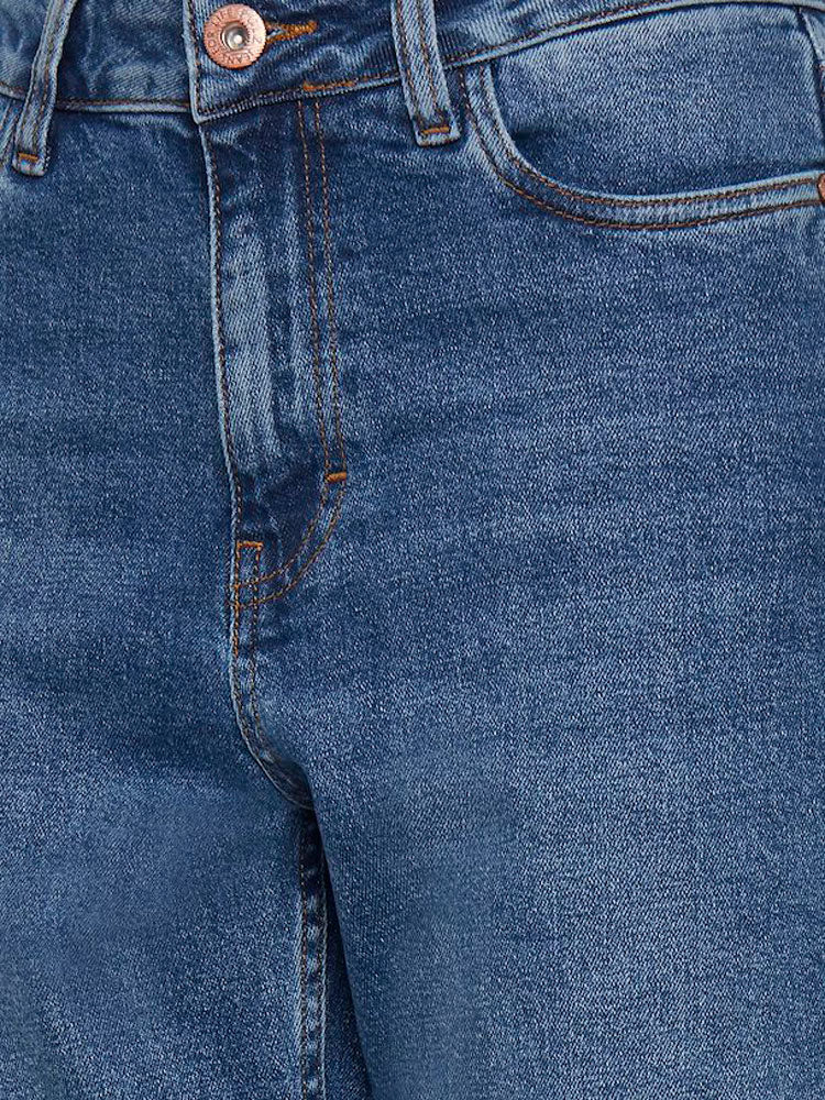 Pulz PZLIVA Jeans Regular Leg Medium Blue
