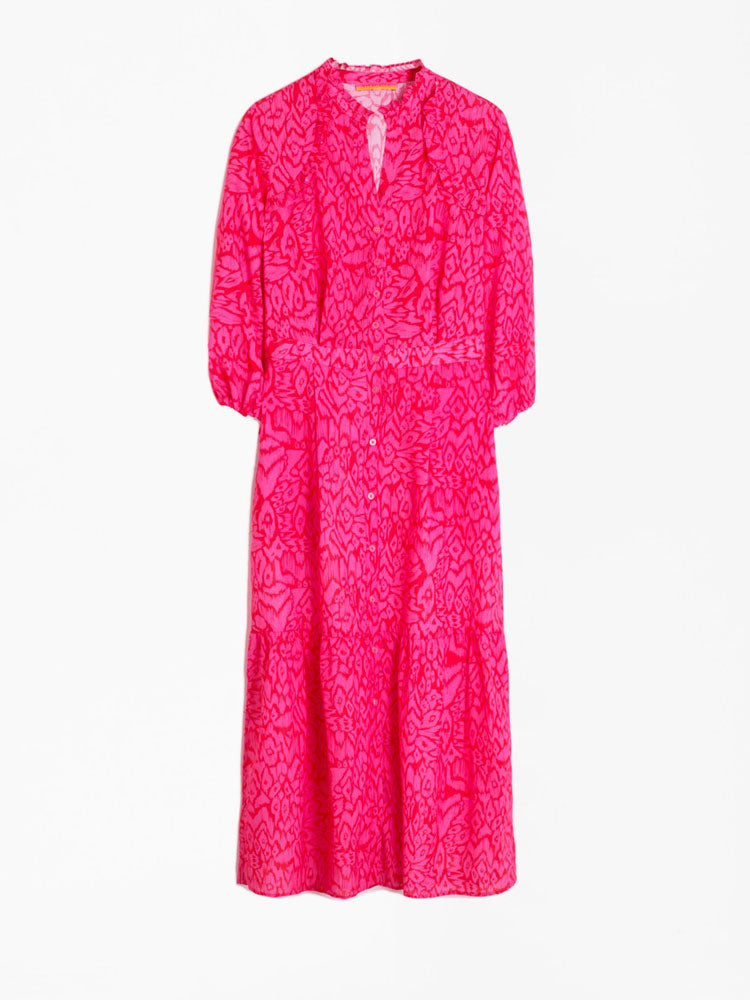 Vilagallo Brielle Dress Ikat Pink